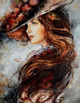 Une jolie femme 02 Impressionist Peinture à l'huile